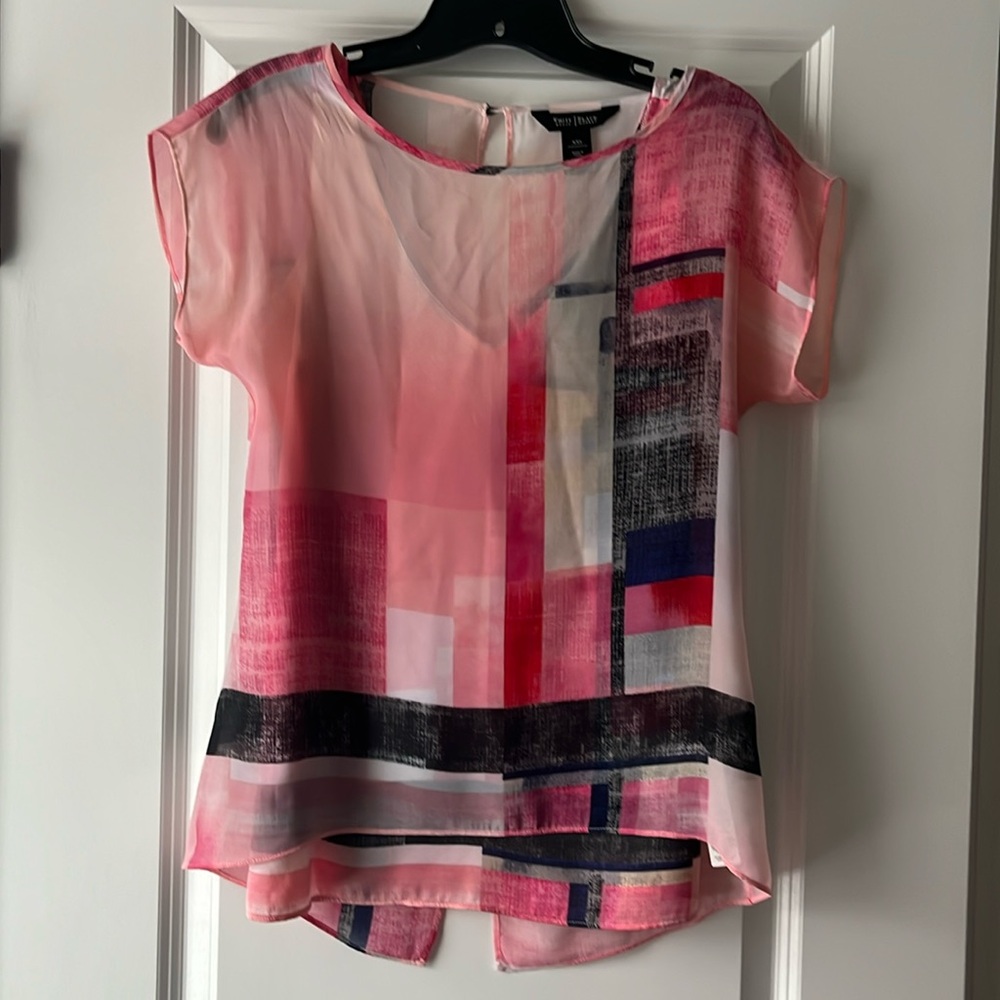 WHITE HOUSE BLACK MARKET 2PC CAMI/BLOUSE SET XXS EXCELLENT CONDITION